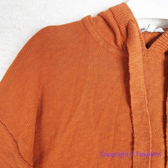 NEW Madewell‎ Clairview Hoodie Sweater, color Maple Glow, XXS - Picture 5 of 16